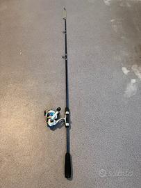 Canna e mulinello da pesca