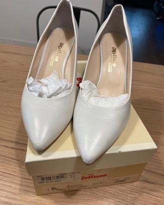 Scarpe da sposa bianche - 41 (décolleté melluso)