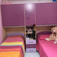 Cameretta completa colore rosa/lilla - nuova