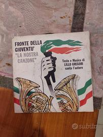 disco 45 giri fronte della gioventù fascismo 1972