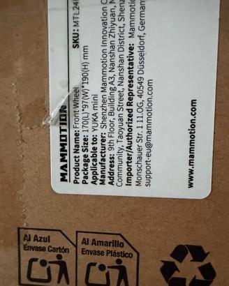 Ruote tagliaerba mammotion yuka mini