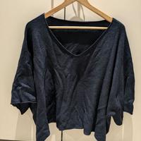 Maglia maniche larghe 52% viscosa - Made in Italy