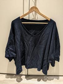 Maglia maniche larghe 52% viscosa - Made in Italy