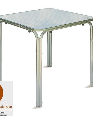 Tavoli in Alluminio Acciaio Per Esterno Bar cd023