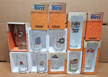 bicchieri birra da collezione 