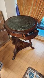 tavolini salotto vintage con marmo