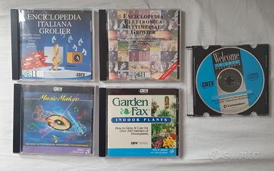 Commodore Amiga CDTV lotto di cinque CD per CDTV
