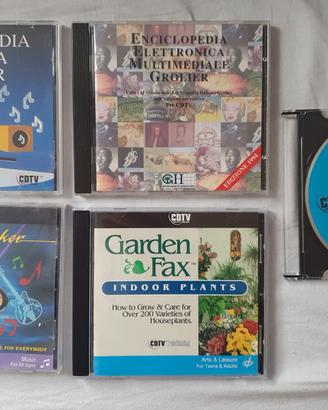 Commodore Amiga CDTV lotto di cinque CD per CDTV