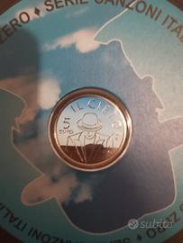 Moneta Renato Zero argento Il Cielo 