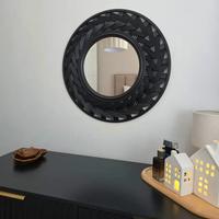 Specchio TIERGA 60 cm 60 cm Nero mai usato