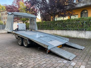 Rimorchio Trasporto Auto  Ellebi con Centina