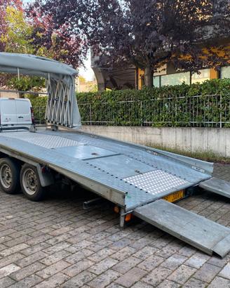 Rimorchio Trasporto Auto  Ellebi con Centina