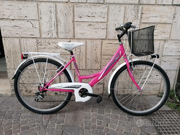 Bicicletta Città 26" con cestino