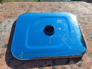 Piastra per manopola Gas cucina  15x12cm in acciai