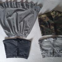 Pantaloncini shorts e gonna