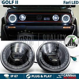 FARI Full LED Per VW GOLF 2 DRL Dinamico OMOLOGATI