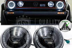 FARI Full LED Per VW GOLF 2 DRL Dinamico OMOLOGATI