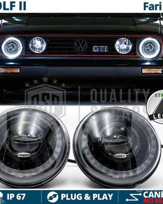 FARI Full LED Per VW GOLF 2 DRL Dinamico OMOLOGATI