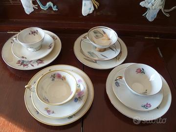 Porcellana tedesca tris tè/caffè/dolce Bavaria vin