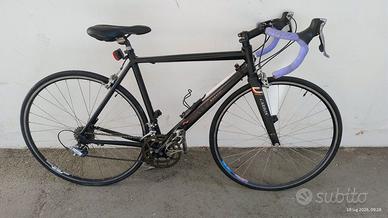 Bicicletta nera da corsa Wolf Carbon
