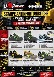 Scarpe antinfortunistiche NUOVE diadora e u-power