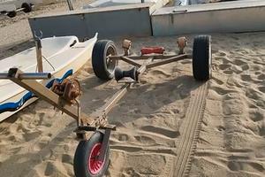 Carrello da spiaggia per moto d'acqua