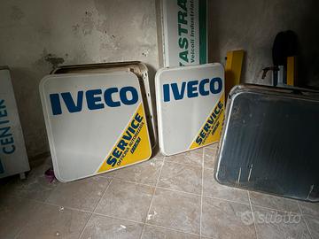 tabelle luminose vintage insrgna iveco fiat