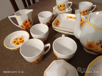 Servizio da thè completo i girasoli di Van Gogh