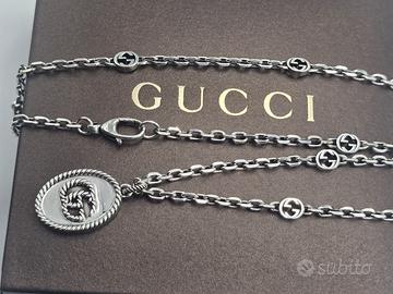 Collana Gucci argento