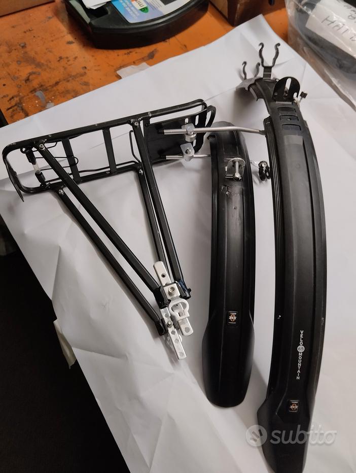 4 Parafanghi Lunghi Cromati Per Bici 26" - Stile Vintage Lowrider, Telaio Universale Cruiser