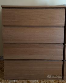 Cassettiera Malm Ikea 80x100