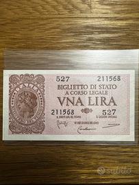 1 Lira Italia Laureata 23/11/1944