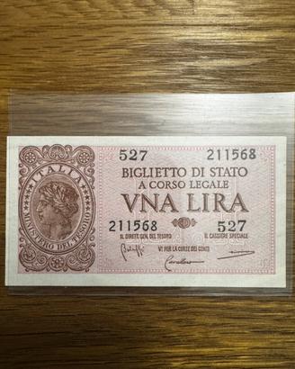 1 Lira Italia Laureata 23/11/1944