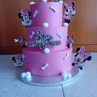 torta scenografica compleanno minnie 
