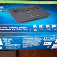 Router Wireless con Modem / CISCO Linksys + cavo