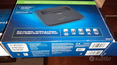 Router Wireless con Modem / CISCO Linksys + cavo