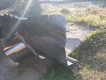 Comignolo isolato per tetto in legno pellet