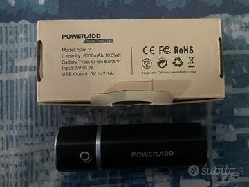 Mini Power Bank Slim 2 batteria esterna 5000 mAh