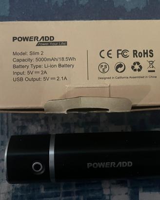 Mini Power Bank Slim 2 batteria esterna 5000 mAh