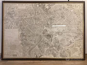 Quadro pianta di Roma