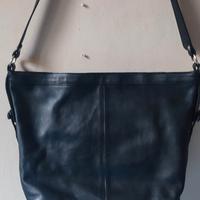 Borsa a tracolla pelle nera