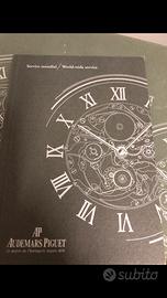 Audemars Piguet libretto servizio