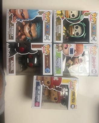 Lotto 5 funko pop one piece azazel scooby doo