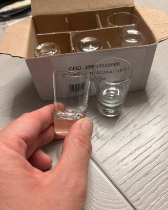 N. 12 bicchierini da grappa/shootini