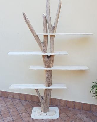 Liberia  a d'albero  pezzo unico 