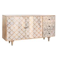 Credenza DKD Home Decor Legno Bianco 160X40X85