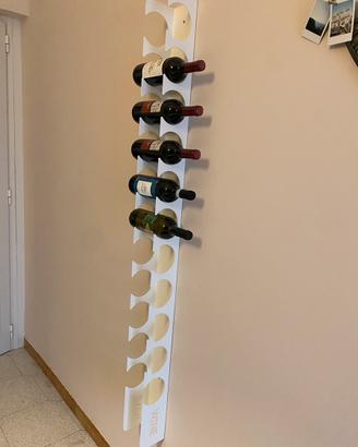 Porta bottiglie/espositore/contenitore design vino