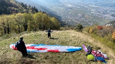 Parapendio SkyKudos 2, selletta reverse, emergenza