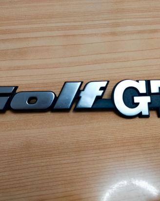 Scritta Golf GTI Mark 2 