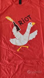 T-shirt Qwertee "Riot"  - taglia L - Nuova